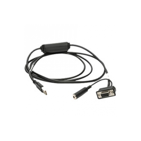 Zebra - USB cable - USB (M) to DB-9, DC jack - 1.8 m - for Zebra DS457-HD - 0