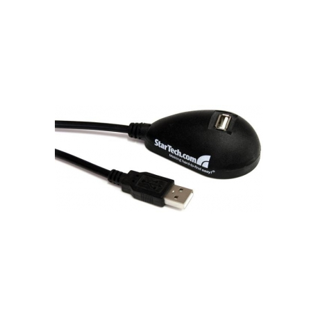 StarTech.com 5ft Desktop USB Extension Cable - A Male to A Female - 5 ft USB A to A Extension Cable - 5ft USB 2.0 Extension cord (USBEXTAA5DSK) - USB extension cable - USB (M) to USB (F) - 1.5 m - black - for P / N: MSDREADU2OTG, USB56KEM3, USB56KEMH2, UUSBOTG - 1