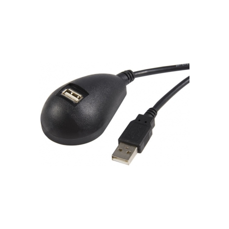 StarTech.com 5ft Desktop USB Extension Cable - A Male to A Female - 5 ft USB A to A Extension Cable - 5ft USB 2.0 Extension cord (USBEXTAA5DSK) - USB extension cable - USB (M) to USB (F) - 1.5 m - black - for P / N: MSDREADU2OTG, USB56KEM3, USB56KEMH2, UUSBOTG - 4