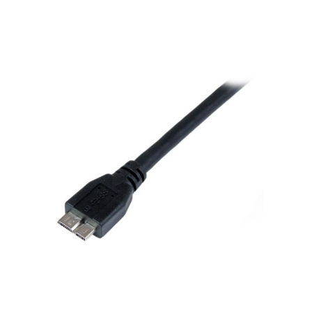 StarTech.com 1m 3 ft Certified SuperSpeed USB 3.0 A to Micro B Cable Cord - USB 3 Micro B Cable - 1x USB A (M), 1x USB Micro B (M) - Black (USB3CAUB1M) - USB cable - Micro-USB Type B (M) to USB Type A (M) - USB 3.0 - 1 m - black - for P / N: DKT30CVAGPD, HB30A4AIB, HB30AM4AB, HB31C2A2CME, HB31C3A1CME, ST7C51224, ST7C51224EU - 2