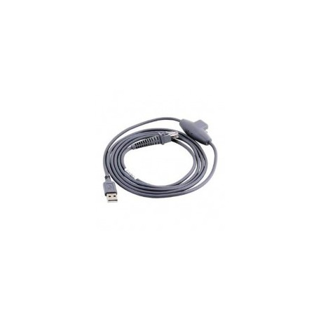 Datalogic CAB-424E - USB cable - USB (M) - 2 m - coiled - 0
