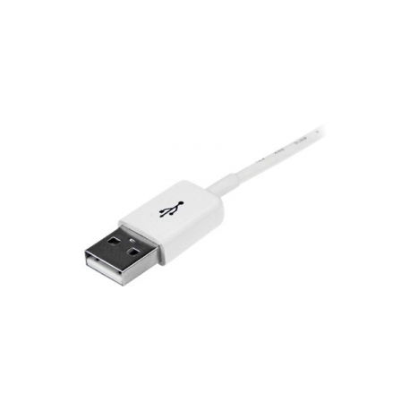 StarTech.com 0.5m White Micro USB Cable Cord - A to Micro B - Micro USB Charging Data Cable - USB 2.0 - 1x USB A Male, 1x USB Micro B Male (USBPAUB50CMW) - USB cable - Micro-USB Type B (M) to USB (M) - USB 2.0 - 0.5 m - molded - white - for P / N: HB30C4AFS, USB3SMDOCK4K, USBEXTPAA2MW, USBEXTPAA3MW, USBPAUB1MW, USBPAUB2MW - 0