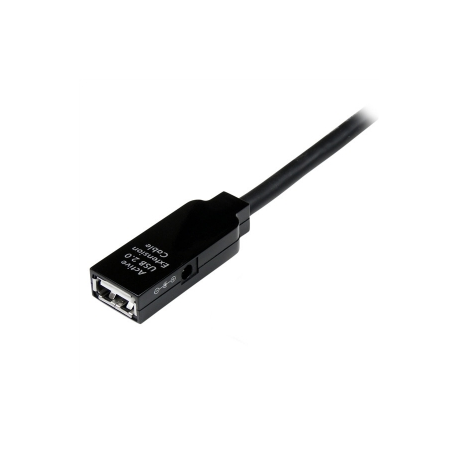StarTech.com 10m USB 2.0 Active Extension Cable M / F - 10 meter USB 2.0 Repeater  /  Extender Cable USB A (M) to USB A (F) 10 m Black - 3 ft (USB2AAEXT10M) - USB extension cable - USB (F) to USB (M) - USB 2.0 - 10 m - active - black - for P / N: LTUB1MBK, SVA5H2NEUA, UUSBOTG - 1