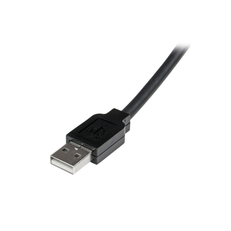 StarTech.com 10m USB 2.0 Active Extension Cable M / F - 10 meter USB 2.0 Repeater  /  Extender Cable USB A (M) to USB A (F) 10 m Black - 3 ft (USB2AAEXT10M) - USB extension cable - USB (F) to USB (M) - USB 2.0 - 10 m - active - black - for P / N: LTUB1MBK, SVA5H2NEUA, UUSBOTG - 2
