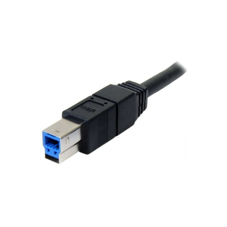 StarTech.com 3m Black SuperSpeed USB 3.0 Cable A to B M / M - USB cable - USB Type B (M) to USB Type A (M) - USB 3.0 - 3 m - molded - black - 1