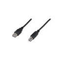 ASSMANN - USB cable - USB Type B (M) to USB (M) - USB 2.0 - 1 m - molded - black