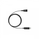 Jabra LINK 230 - Headset adapter - USB male to Quick Disconnect