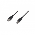 ASSMANN - USB cable - USB (M) to USB Type B (M) - USB 2.0 - 1.8 m - molded - black