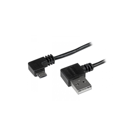 Startech 3FT RIGHT ANGLE MICRO-USB CBL (StarTech.com Micro USB Kabel mit rechts gewinkelten Anschluessen - Stecker/Stecker - 1m 