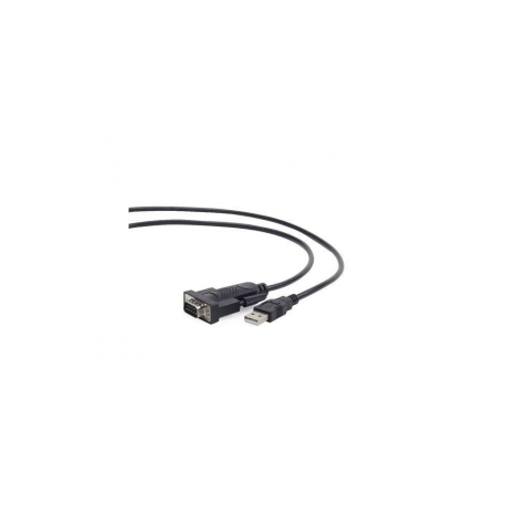 Cablexpert UAS-DB9M-02 - USB  /  serial cable - USB (M) to DB-9 (M) - 1.5 m - black - 0