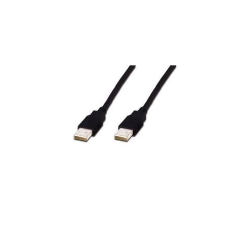ASSMANN - USB cable - USB (M) to USB (M) - 3 m - molded - black - 0