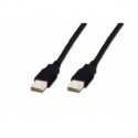 ASSMANN - USB cable - USB (M) to USB (M) - 3 m - molded - black