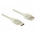 DeLOCK - USB extension cable - USB (F) to USB (M) - USB 2.0 - 2 m - transparent