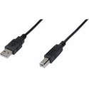ASSMANN - USB cable - USB Type B (M) to USB (M) - USB 2.0 - 3 m - molded - black