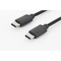 ASSMANN - USB cable - USB-C (M) to USB-C (M) - USB 2.0 - 1.8 m - molded - black