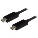 StarTech.com 3ft  /  1m USB C to USB C Cable - USB 3.1 (10Gbps) - 4K - USB-IF - Charge and Sync - USB Type C to Type C Cable - USB Type C Cable (USB31CC1M) - USB cable - USB-C (M) to USB-C (M) - USB 3.1 - 1 m - black - for P / N: HB31C2A2CME, HB31C3A1CME, M2E1BRU31C, PEXUSB311AC3, SV211HDUC, SV221HUC4K