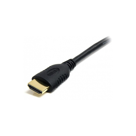 StarTech.com 1m High Speed HDMI Cable with Ethernet HDMI to HDMI Mini - HDMI cable with Ethernet - HDMI male to mini HDMI male - 1 m - shielded - black - 1