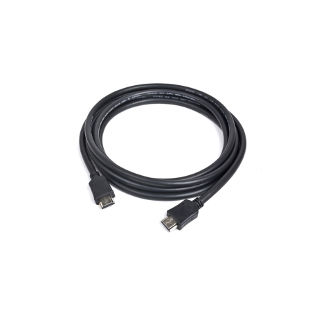 Gembird CC-HDMI4-20M - HDMI cable with Ethernet - HDMI male to HDMI male - 20 m - shielded twisted pair (STP) - black - 0