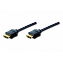 ASSMANN - HDMI cable with Ethernet - HDMI male to HDMI male - 3 m - triple shielded - black