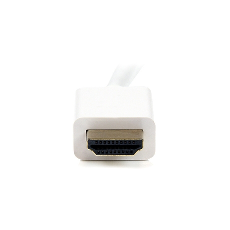 StarTech.com 5m / 16 ft CL3 Rated HDMI Cable with Ethernet, In Wall Rated HDMI Cable 4K 30Hz, UHD High Speed HDMI Cable 10.2 Gbps Bandwidth, 4K Ultra HD HDMI 1.4 Video  /  Display Cable, 30AWG - Long White HDMI Cable - HDMI cable - HDMI male to HDMI male - 5 m - double shielded - white - 2