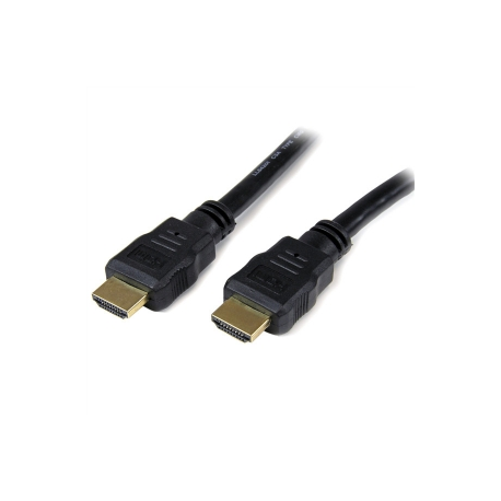 StarTech.com 0.3m 1ft Short High Speed HDMI Cable - Ultra HD 4k x 2k HDMI Cable - HDMI M / M - 30cm HDMI 1.4 Cable - Audio / Video Gold-Plated (HDMM30CM) - HDMI cable - HDMI male to HDMI male - 30 cm - double shielded - black - 4