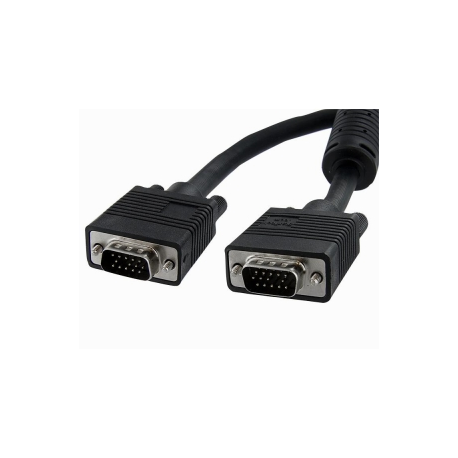 StarTech.com 3m Coax High Resolution Monitor VGA Video Cable HD15 M / M - VGA cable - HD-15 (VGA) (M) to HD-15 (VGA) (M) - 3 m - molded, thumbscrews - black - 1
