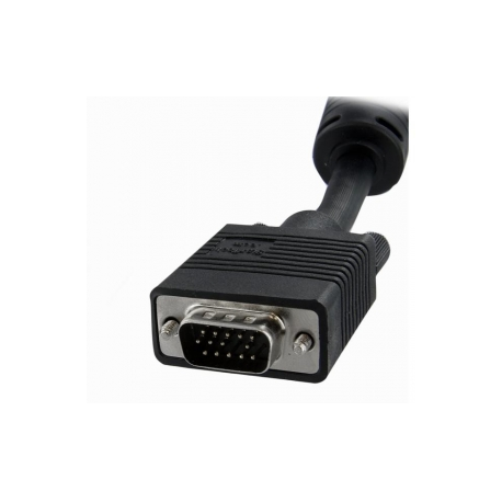 StarTech.com 3m Coax High Resolution Monitor VGA Video Cable HD15 M / M - VGA cable - HD-15 (VGA) (M) to HD-15 (VGA) (M) - 3 m - molded, thumbscrews - black - 3
