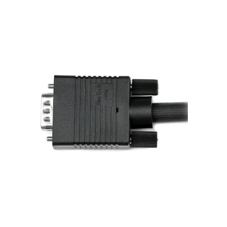 StarTech.com 5m Coax High Resolution Monitor VGA Video Cable HD15 M / M - VGA cable - HD-15 (VGA) (M) to HD-15 (VGA) (M) - 5 m - molded - black - 3
