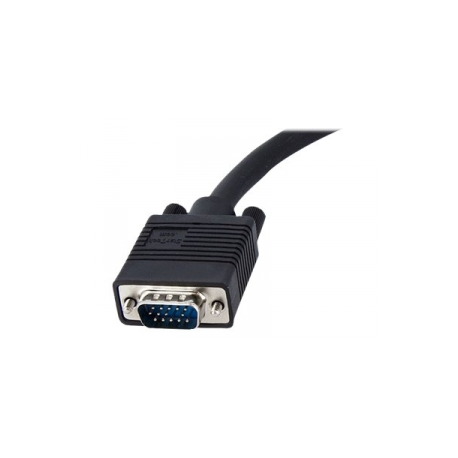 StarTech.com 1 ft. (0.3 m) VGA to BNC Cable - HD15 VGA to 5 BNC - Male / Female - BNC Cable (VGABNCMF1) - VGA cable - BNC (F) to HD-15 (VGA) (M) - 30 cm - black - 0