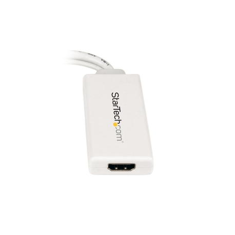 StarTech.com VGA to HDMI Adapter with USB Audio & Power - Portable VGA to HDMI Converter - 1080p - Adapter cable - HD-15 (VGA), USB Type B male to HDMI female - 26 cm - black - USB power, 1080p support, active - 1