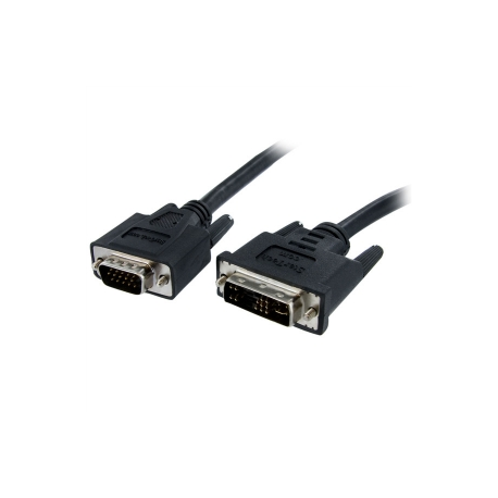 Startech .com DVI to VGA Display Monitor Cable - Video cable - HD-15 (M) - DVI-A (M) - 3 m - moulded, thumbscrews - black