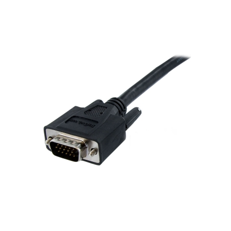 StarTech.com 1m DVI to VGA Display Monitor Cable M / M DVI to VGA (15 Pin) - Video cable - HD-15 (VGA) (M) to DVI-A (M) - 1 m - molded, thumbscrews - black - 1