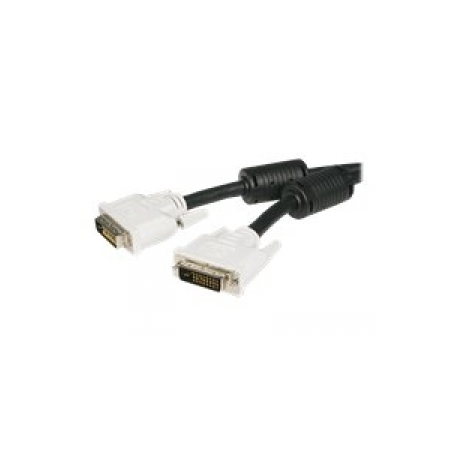 StarTech.com 2m DVI-D Dual Link Cable - Male to Male DVI-D Digital Video Monitor Cable - 25 pin DVI-D Cable M / M Black 2 Meter - 2560x1600 (DVIDDMM2M) - DVI cable - dual link - DVI-D (M) to DVI-D (M) - 2 m - black - 0