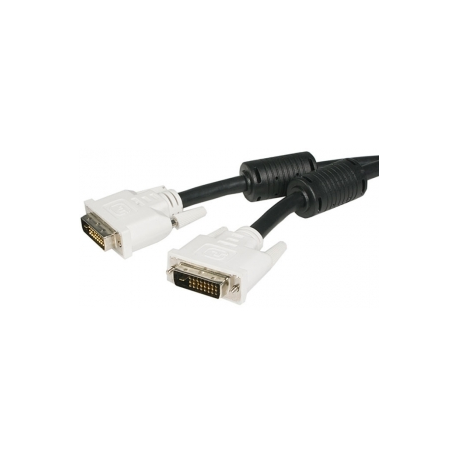 StarTech.com 2m DVI-D Dual Link Cable - Male to Male DVI-D Digital Video Monitor Cable - 25 pin DVI-D Cable M / M Black 2 Meter - 2560x1600 (DVIDDMM2M) - DVI cable - dual link - DVI-D (M) to DVI-D (M) - 2 m - black - 2