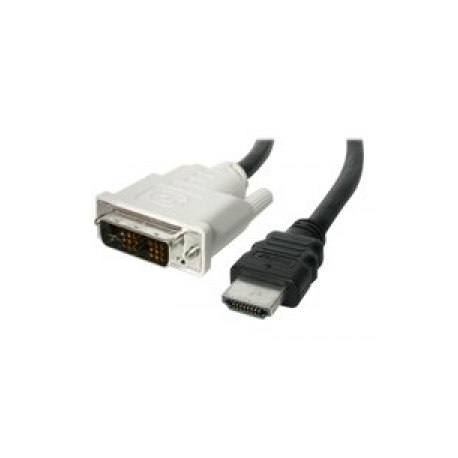 StarTech.com 5m High Speed HDMI Cable to DVI Digital Video Monitor - Adapter cable - HDMI male to DVI-D male - 5 m - shielded - black - 0