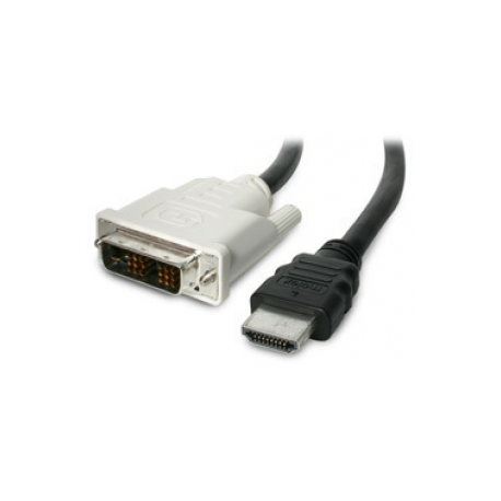 StarTech.com 5m High Speed HDMI Cable to DVI Digital Video Monitor - Adapter cable - HDMI male to DVI-D male - 5 m - shielded - black - 3