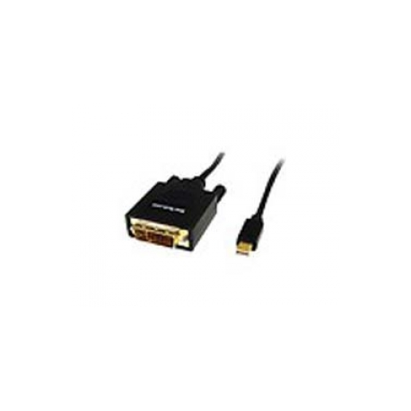 StarTech.com 2m Mini HDMI to DVI-D Cable - M / M - 2 meter Mini HDMI to DVI Cable - 19 pin HDMI (C) Male to DVI-D Male - 1920x1200 Video (HDCDVIMM2M) - Adapter cable - DVI-D male to mini HDMI male - 2 m - shielded - black - 0