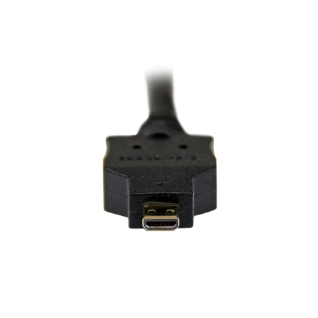 StarTech.com 2m Micro HDMI to DVI-D Cable - M / M - 2 meter Micro HDMI to DVI Cable - 19 pin HDMI (D) Male to DVI-D Male - 1920x1200 Video (HDDDVIMM2M) - Adapter cable - DVI-D male to micro HDMI male - 2 m - shielded - black - 2