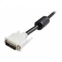 StarTech.com 2m DVID Single Link Cable M / M - DVI cable - single link - DVI-D (M) to DVI-D (M) - 2 m - molded, thumbscrews - black