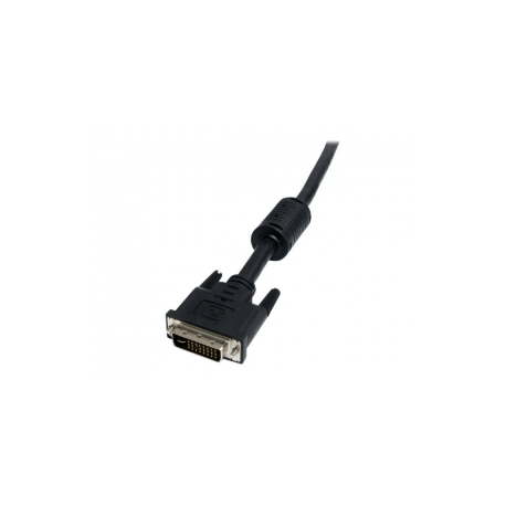 StarTech.com Dual Link DVI-I Cable - 6 ft - Digital and Analog - Male to Male Cable - Computer Monitor Cable - DVI Cord - DVI to DVI Cable (DVIIDMM6) - DVI cable - dual link - DVI-I (M) to DVI-I (M) - 1.83 m - black - for P / N: AGPVID5500A, DVIEXTAA6IN, ST121UTPDVGB, SV231DVIUA, USB3SMDOCK4K, USB3VDOCKD - 0