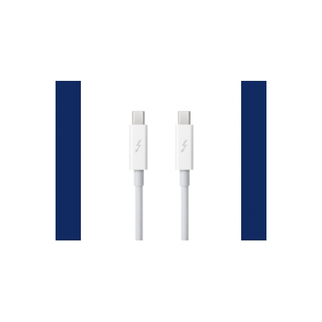 Apple - Thunderbolt cable - Mini DisplayPort (M) to Mini DisplayPort (M) - 50 cm - white - for iMac; Mac mini (Late 2012, Late 2014, Mid 2011); MacBook Air; MacBook Pro - 0