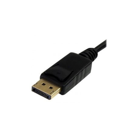 StarTech.com 6ft Mini DisplayPort to DisplayPort Cable - M / M - mDP to DP 1.2 Adapter Cable - Thunderbolt to DP w / HBR2 Support (MDP2DPMM6) - DisplayPort cable - Mini DisplayPort (M) to DisplayPort (M) - 1.8 m - latched - black - for P / N: CDP2DP14B, CDP2MDPEC, CDP2MDPFC, CDPVDHDMDP2G, CDPVDHDMDPRG, CDPVDHMDPDP - 2