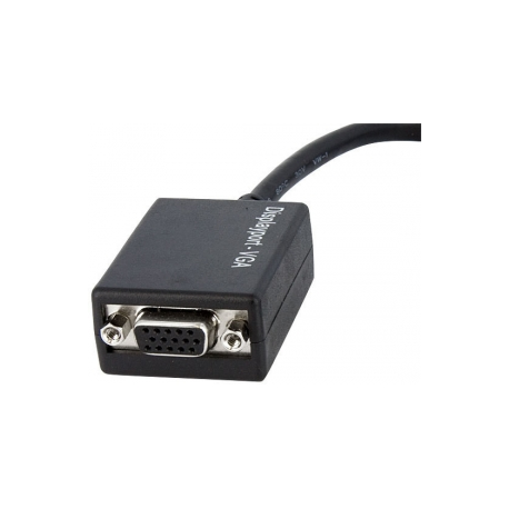 Startech .com DisplayPort to VGA Video Adapter Converter - Display adapter - DisplayPort (M) - HD-15 (F) - 36 cm - latched - bla