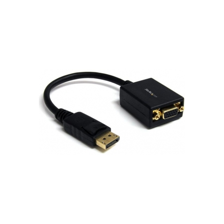 Startech .com DisplayPort to VGA Video Adapter Converter - Display adapter - DisplayPort (M) - HD-15 (F) - 36 cm - latched - bla