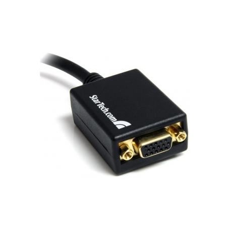 Startech .com DisplayPort to VGA Video Adapter Converter - Display adapter - DisplayPort (M) - HD-15 (F) - 36 cm - latched - bla