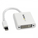 StarTech.com Mini DisplayPort to DVI Adapter - White - 1920 x 1200 - Mini DP to DVI Converter for Your Mac or Windows Computer (MDP2DVIW) - DVI adapter - Mini DisplayPort (M) to DVI-I (F) - 17 cm - white