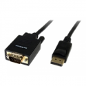 StarTech.com 6ft DisplayPort to VGA Cable – 1920x1200 - M / M – DP to VGA Adapter Cable for Your Computer Monitor or Display (DP2VGAMM6) - DisplayPort cable - DisplayPort (M) to HD-15 (VGA) (M) - 1.83 m - black