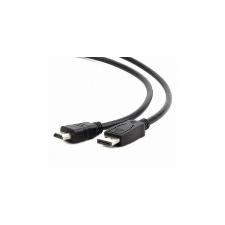 Cablexpert CC-DP-HDMI-1M - Adapter cable - DisplayPort male to HDMI male - 1 m - 0