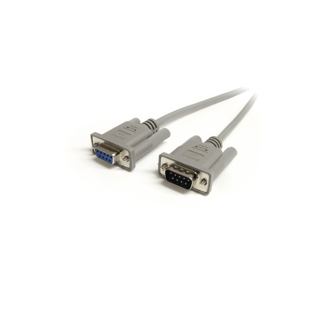 StarTech.com Straight Through Serial Cable - DB9 - Serial extension cable - DB-9 (M) to DB-9 (F) - 90 cm - grey - 3