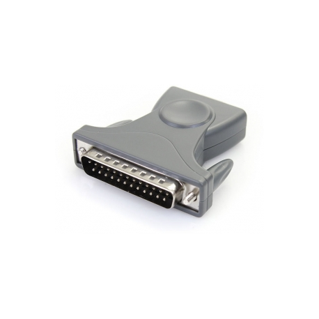 StarTech.com USB to Serial Adapter - 3 ft  /  1m - with DB9 to DB25 Pin Adapter - Prolific PL-2303 - USB to RS232 Adapter Cable (ICUSB232DB25) - Serial adapter - USB 2.0 - grey - 1